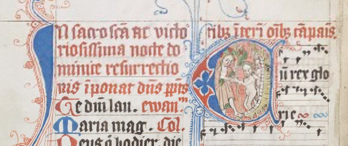 Ostern erzählen. Live-Präsentation der Medinger Handschriften aus der Bodleian Library
